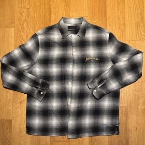 All Saints Emptyville Shirt - White/Black